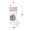 BambooMN 18" Classic Embroidered Sequined Animal Christmas Stocking - Assortment 99-3 Units view 2