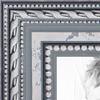 ArtToFrames 23x28 Inch Silver Picture Frame, This 1" Custom Wood Poster Frame is Ornate SIlver, for Your Art or Photos - Comes with 060 Plexi Glass, 2WOM80801-SLV-23x28 view 1