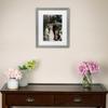 ArtToFrames 23x28 Inch Silver Picture Frame, This 1" Custom Wood Poster Frame is Ornate SIlver, for Your Art or Photos - Comes with 060 Plexi Glass, 2WOM80801-SLV-23x28 view 2
