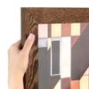 ArtToFrames 17x36 inch Brown - Distressed Wood Wood Picture Frame, 2WOM82223-103-17x36 view 1