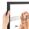 ArtToFrames 13x22 inch .75 Satin Black Stem - .5 Rabbet Wood Picture Frame, 2WOM10010-13x22 view 1