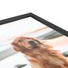ArtToFrames 13x22 inch .75 Satin Black Stem - .5 Rabbet Wood Picture Frame, 2WOM10010-13x22 view 4