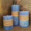 Blue Gardenia Pillar Candle, 3 Piece Set view 2