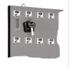 KEYSTAND # 60PGE, 60 Extra Space Numbered Hooks for Car Keys with Remote Control (60 Sets of Tag & Ring Included) view 2