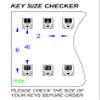 KEYSTAND # 60PGE, 60 Extra Space Numbered Hooks for Car Keys with Remote Control (60 Sets of Tag & Ring Included) view 3