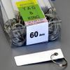 KEYSTAND # 60PGE, 60 Extra Space Numbered Hooks for Car Keys with Remote Control (60 Sets of Tag & Ring Included) view 4