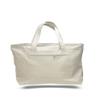 Cotton Canvas Zipper Tote Bag - 1 Piece (Natural/natural, 1) view 1