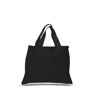 1 Dozen (12/pack) - Economical Tote Bag (Black, 12)