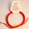 fengshuisale Zen Art Brass Feng Shui Desktop Buddha Gong W Red String Bracelet W1639 view 4