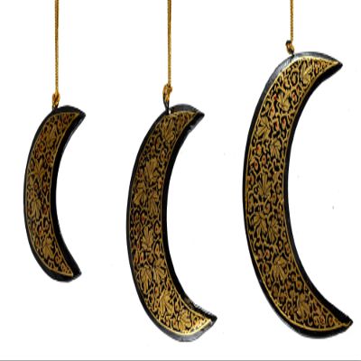 Varmohey Royal Handicrafts Handcrafted Paper Mache Moon - Set of 3