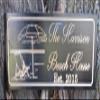 Established Beach House Sign, Vacation Home Address Sign, Carved Wooden Sign, B100 view 2