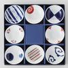 Saikai Touki Pottery 8 Different Pattern Dish Set Japan Import 13307 view 1
