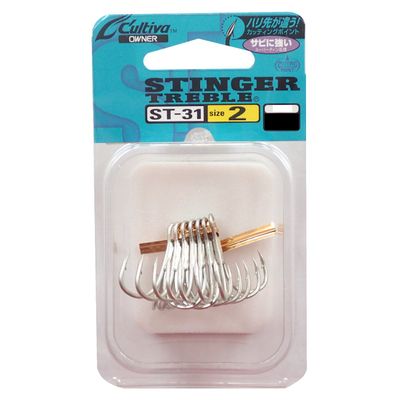 Owner ST-31 Triple Hook, Stinger Triple Hook, No. 2, 11518