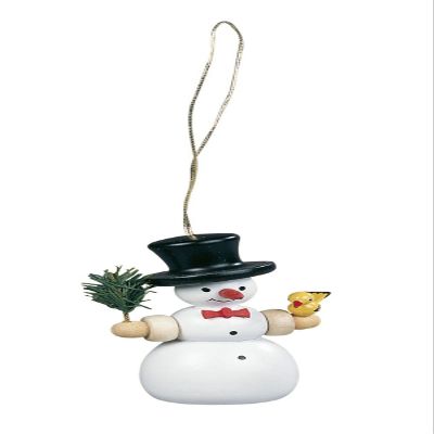Rudolphs Schatzkiste Tree Decoration Snow Man, Colored, 8cm