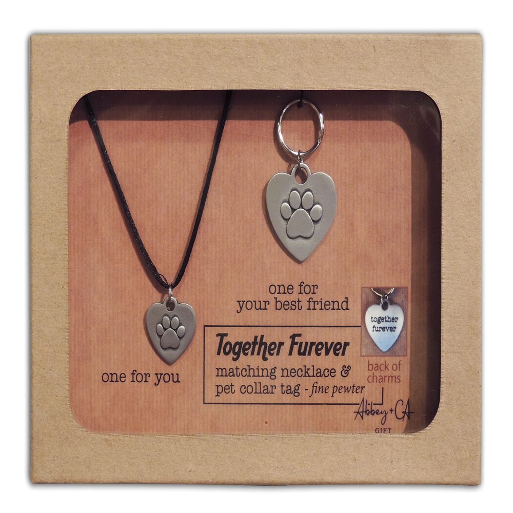 Cathedral Art Pet and Owner Tag and Pendant Gift Set, One Size, Multi