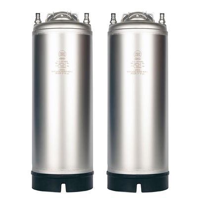AEB Two Pack of New 5 Gallon Ball Lock Kegs with Single Handle