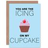 Wee Blue Coo CARD VALENTINE ROMANCE CAKE ICING CUPCAKE LOVE GIFT view 1