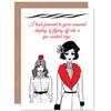 Wee Blue Coo CARD MERRY CHRISTMAS XMAS SEASONAL GIN SOAKED RAGE FUN GIFT view 1