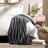 Bare Home Fleece Blanket - Full/Queen - Ultra-Soft Lightweight for Bed, Sofa, and Couch - Luxury Microplush - Cozy Warm Blanket (Full/Queen, Grey) view 2