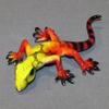 Gorgeous Bronze Lizard Gecko Figurine Statue Sculpture Art/Limited Edition Signed & Numbered (Yellow Red) view 1