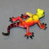 Gorgeous Bronze Lizard Gecko Figurine Statue Sculpture Art/Limited Edition Signed & Numbered (Yellow Red) view 2