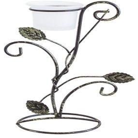 DollarItemDirect Votive Metal Leaf Candle Holder - Bronze, Case of 48