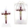 Jesus on Cross Candle in Gift Box - Gold, CASE OF 48 view 1