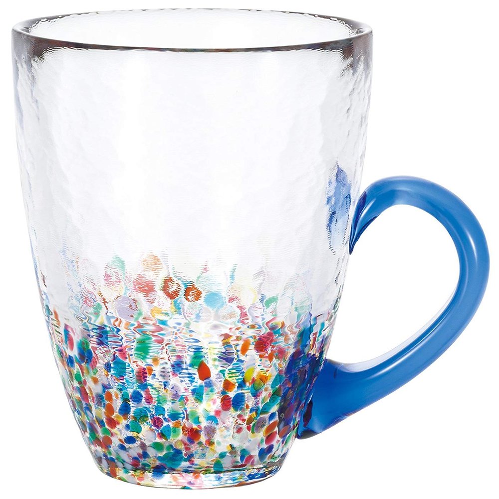 Aderia Tsugaru Vidro F-71654 Nebuta Lapis Mug, 10.1 fl oz (320 ml), Made in Japan