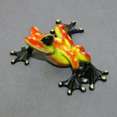 Gorgeous Bronze Alysa Frog Figurine Statue Sculpture Art/Limited Edition/Signed & Numbered (Fire)