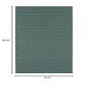 Oriental Weavers Meridian Indoor/Outdoor Rug - 1634Q - 3'7" x 5'6" - in Navy/Green - Casual Geometric, Water, Stain and Fade Resistant, Hose Clean, Patio, Outdoor Living Area Rug view 2