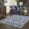 Oriental Weavers Meridian Area Rug, 4x6, Navy/Ivory view 1
