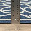 Oriental Weavers Meridian Area Rug, 4x6, Navy/Ivory view 2