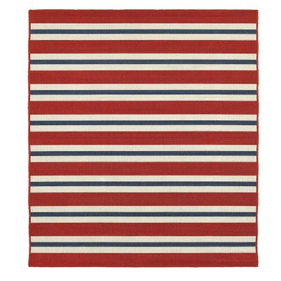Oriental Weavers Meridian Area Rug, 5x8, Red/Blue