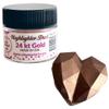 24K Gold Highlighter Dust / 4 grams container/metallic dust, to decorate cakes, fondant, cake pops, By Oh! Sweet Art view 1