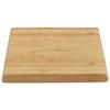 BambooMN Small Chamfered Edge Premium Bamboo Serving and Cutting Board, Charcuterie, Home and Everyday use - 7.9" x 5.5" x 0.75" - 10 pcs view 2