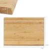BambooMN Small Chamfered Edge Premium Bamboo Serving and Cutting Board, Charcuterie, Home and Everyday use - 7.9" x 5.5" x 0.75" - 10 pcs view 4