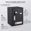 Viking Security Safe Large Biometric Safe  Quick-Access Fingerprint, PIN & Key Entry, Heavy-Duty Steel with Anti-Pry Door, Adjustable Shelves, Interior LED Light VS-50BLX view 2