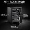 Viking Security Safe Large Biometric Safe  Quick-Access Fingerprint, PIN & Key Entry, Heavy-Duty Steel with Anti-Pry Door, Adjustable Shelves, Interior LED Light VS-50BLX view 3