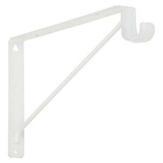 BRACKET SHELF/ROD WHITE10