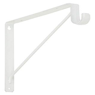 BRACKET SHELF/ROD WHITE10