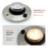 Dream lighting 12v Light Fixtures with Switch 2w LED Recessed Swivel Spot Cabinet Down Light 4000K Bright White Lighting 4inch view 3