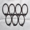 Urbanest Set of 16 Metal Curtain Eyelet Rings 2-1/2 Inch Inner Diameter (Bronze) view 2