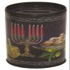 Aluminum Chanukah Tzedakah (Charity) Box view 1