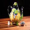 Blue Sky Ceramic Pear Teapot, 8.5 x 6.8 x 8" view 2