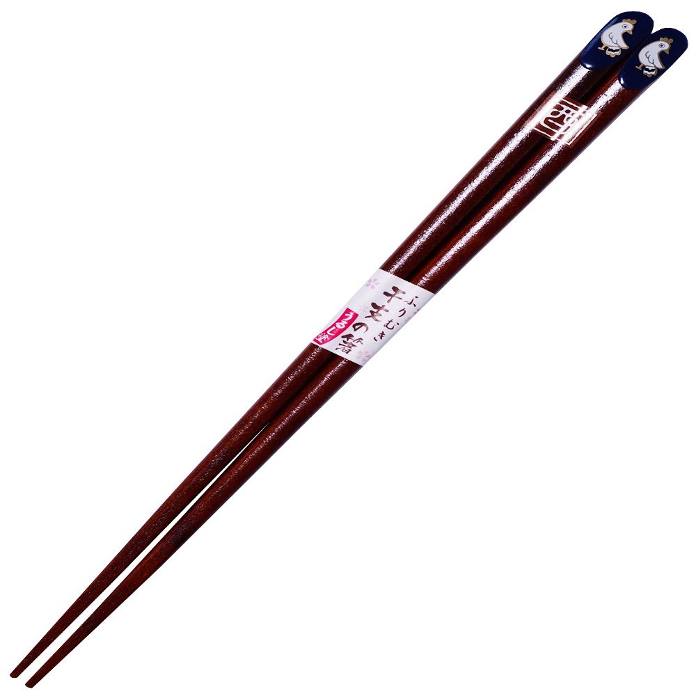 Wakasa 12919-0 Painted Chopsticks, Furimuki, Zodiac Chopsticks, Etono Hashi, Rooster (Tori), 9.1 inches (23 cm), Made in Japan