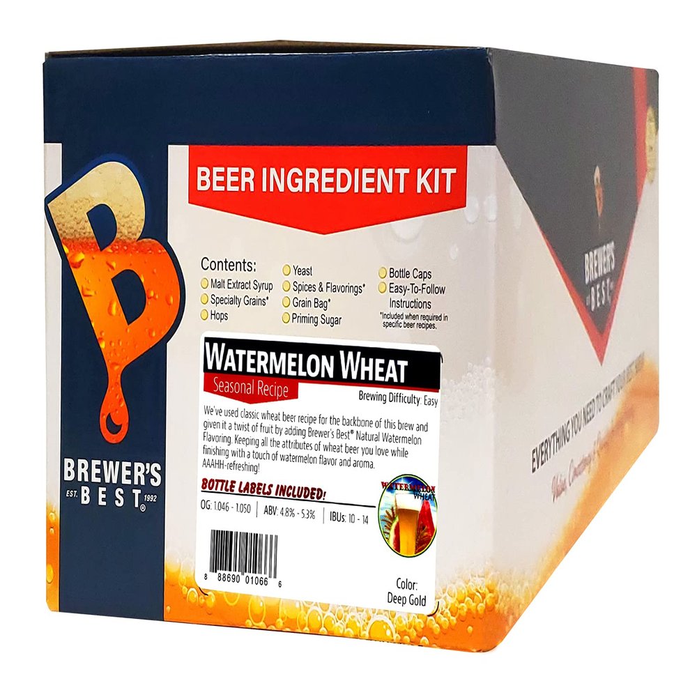 Brewer's Best Watermelon Wheat Beer Ingredient Kit Makes 5 Gallons