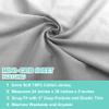 American Baby Company Cotton Fitted Mini Crib Sheet 38x24", Gray view 4