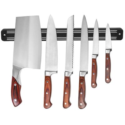 13" Wall Mount Magnetic Knife Scissor Storage Holder Rack Strip Kitchen Tool New