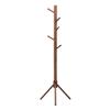Fuji Boeki 10786 Coat Hanger, Hanger Rack, Wood, Width 20.1 x Depth 17.3 x Height 59.4 inches (51 x 44 x 151 cm), view 1