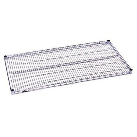 Supernon Metro 1848NC Wire Shelf, 18x48 in., Chrome Plated, PK4